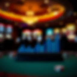 Visual representation of online gambling statistics in Illinois