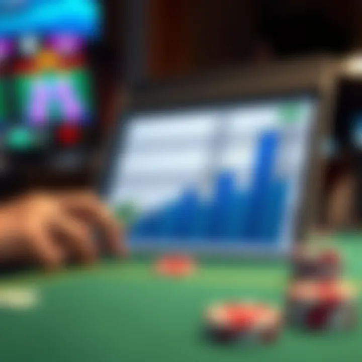 Technology's Impact on Online Gambling Trends Graph depicting the impact of technology on online gambling trends