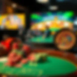 Diverse array of online gambling platforms showcasing games