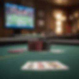 Overview of online poker platform interface