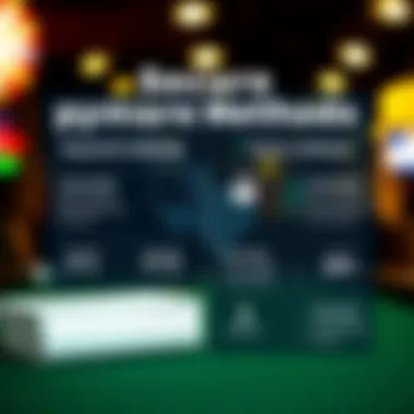 Secure Payment Methods for Texas Lottery Infographic illustrating secure payment methods for lottery purchases