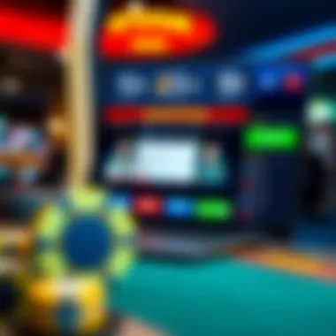 An engaging interface of an online sweepstakes platform