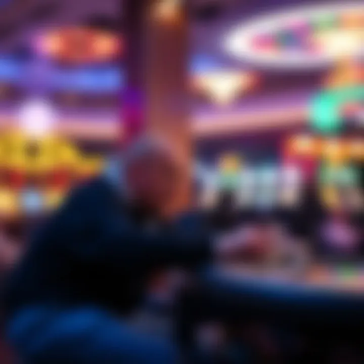 A serene environment promoting responsible gaming practices