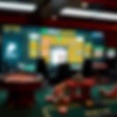 A secure online casino environment highlighting encryption and safety features.