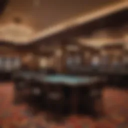 Interior view of PlayStar Casino NJ showcasing gaming tables