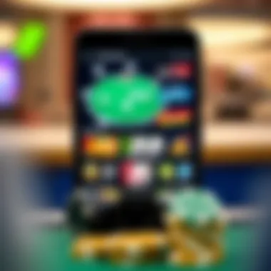 User Interface of PokerStars Android App User interface of PokerStars app on Android device showcasing various poker games