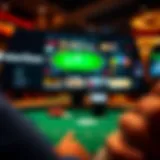 PokerStars interface showcasing real money game selection