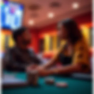 Illustration depicting financial dynamics in betting