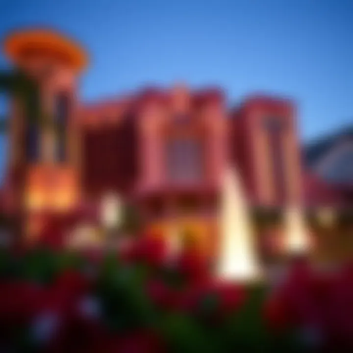 Architectural Elegance of Red Rock Resort Elegant architecture of Red Rock Resort highlighting its luxurious design