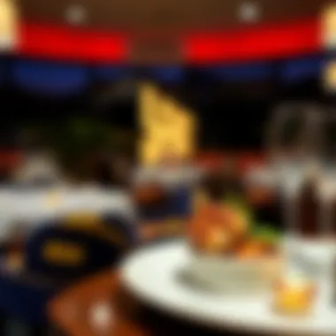 Culinary Delights at Red Rock Resort Lavish dining experience at Red Rock Resort featuring exquisite cuisine