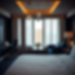 Luxurious suite showcasing sophisticated decor and amenities