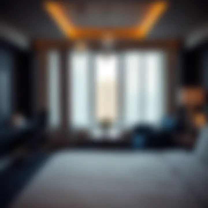 Sophisticated Suite Experience Luxurious suite showcasing sophisticated decor and amenities