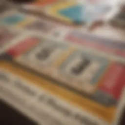 Digital representation of scratch tickets on a virtual platform