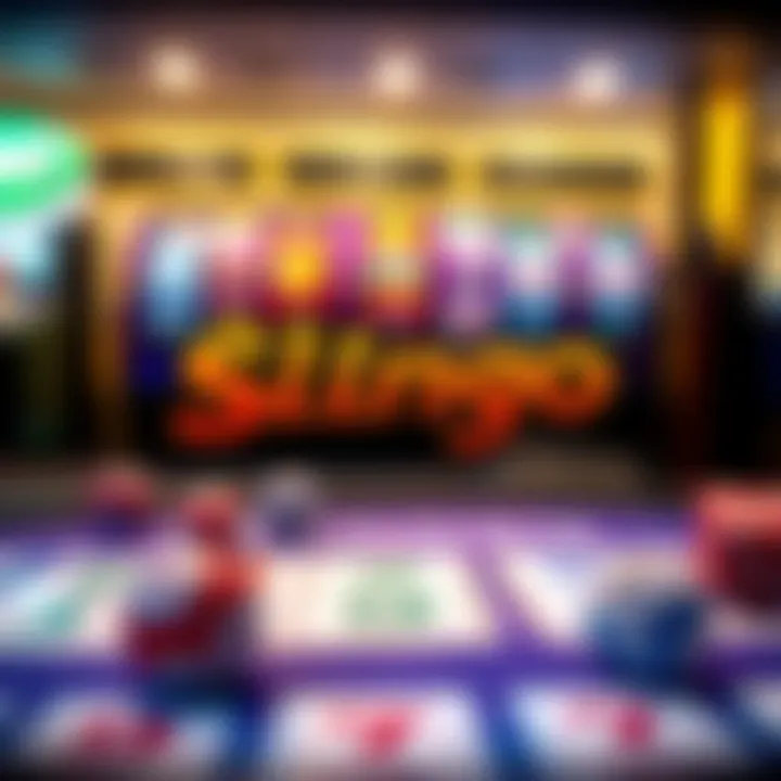 Strategies for winning at Slingo illustrated with game symbols