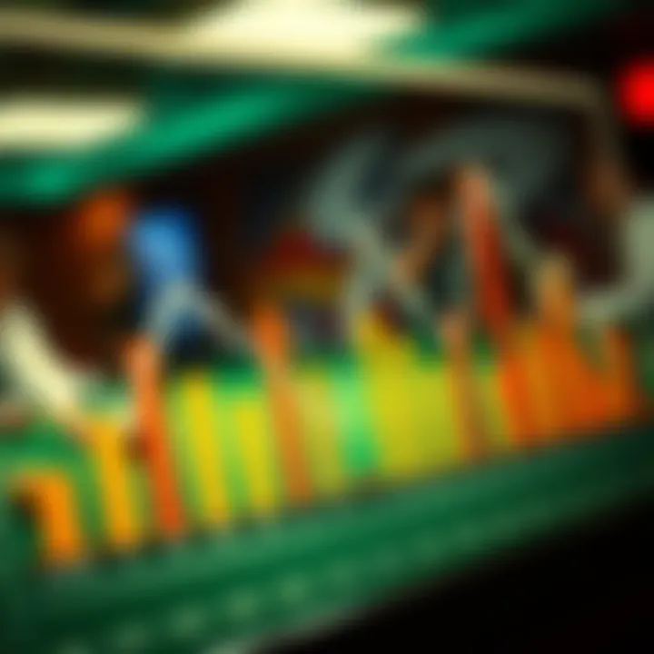 An analytical graph depicting betting odds fluctuations