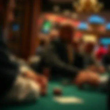 An illustration of poker strategies and tactics in action