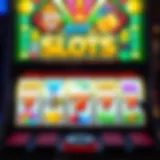 Dazzling Slot Machine Graphics Vibrant online slot machine interface with dazzling graphics