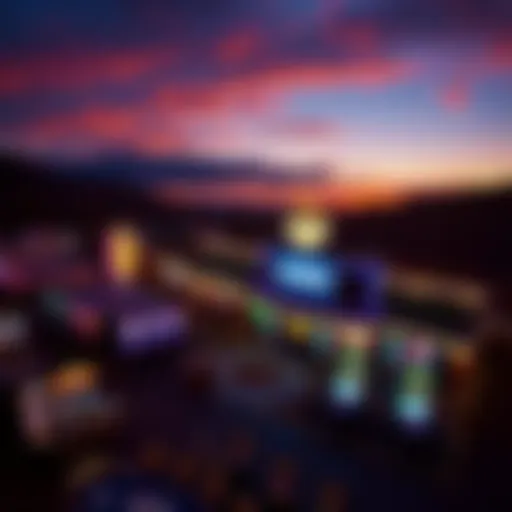 A stunning view of a casino nestled among the Ozark Mountains