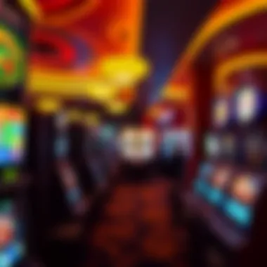 Vibrant gaming floor filled with diverse gaming options