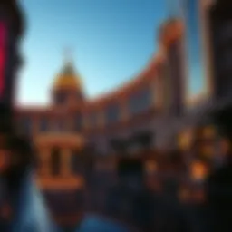 Luxurious resort casino architecture showcasing grandeur