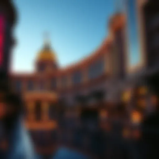 Luxurious resort casino architecture showcasing grandeur