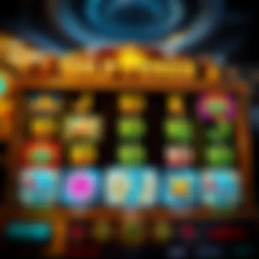 An intricate design of a gold miner slot game interface showcasing symbols and mechanics