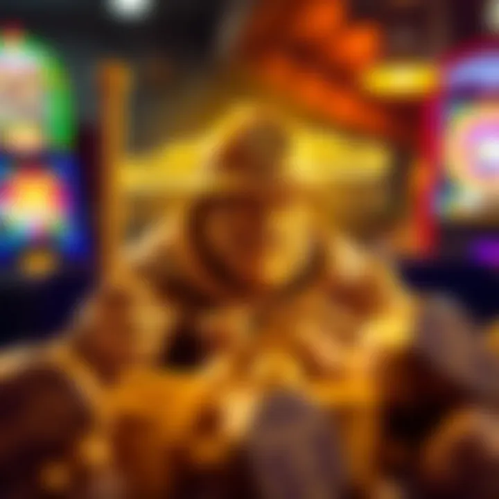 A thematic illustration highlighting the allure of gold mining in slot games