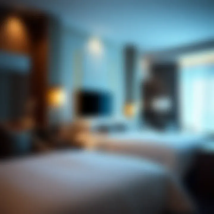 Luxurious suite highlighting the comfort and style of accommodations