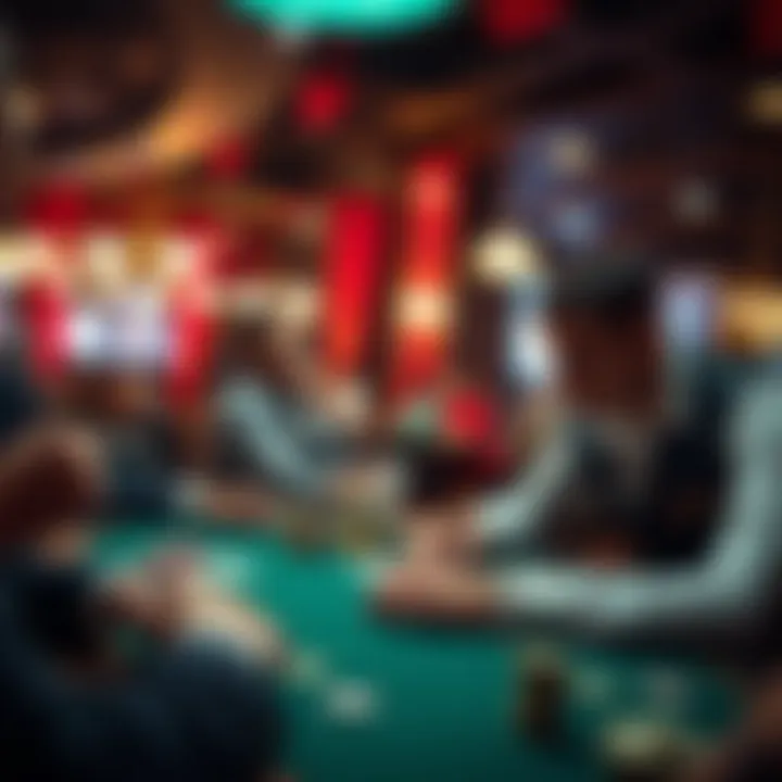 The Strategy Behind Poker A strategic game of poker with players deep in thought.