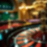 The Thrill of Roulette A classic roulette wheel showcasing the thrill of chance in casinos.