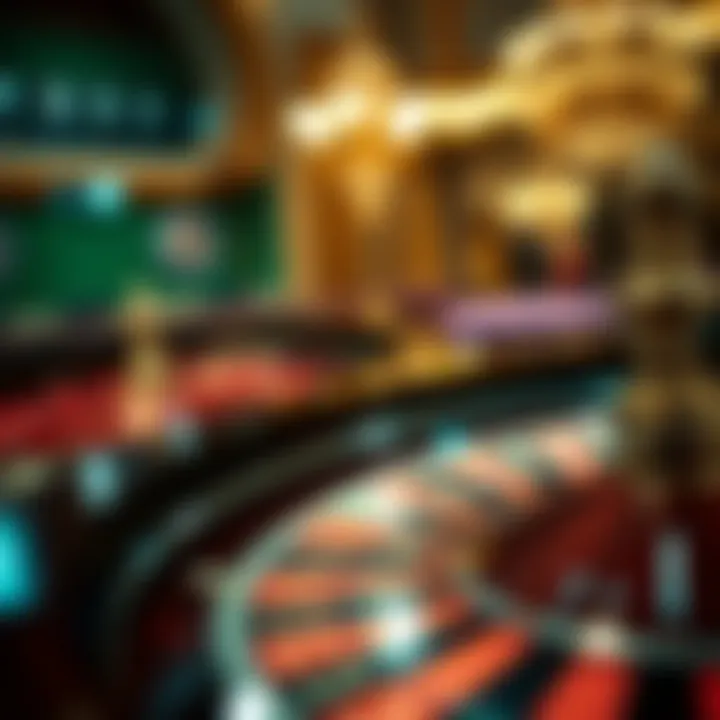 The Thrill of Roulette A classic roulette wheel showcasing the thrill of chance in casinos.