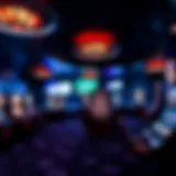 A stunning virtual casino environment showcasing various games.