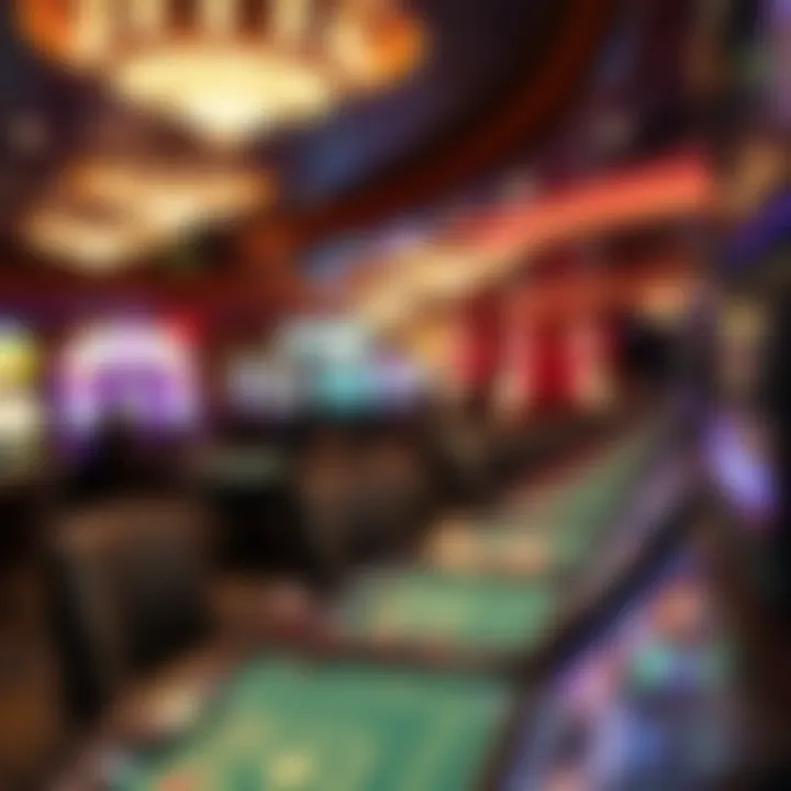 A panoramic view of the casino interior