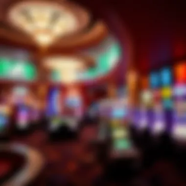 Interior of a Luxurious Casino Inside a luxurious casino with vibrant gaming floors