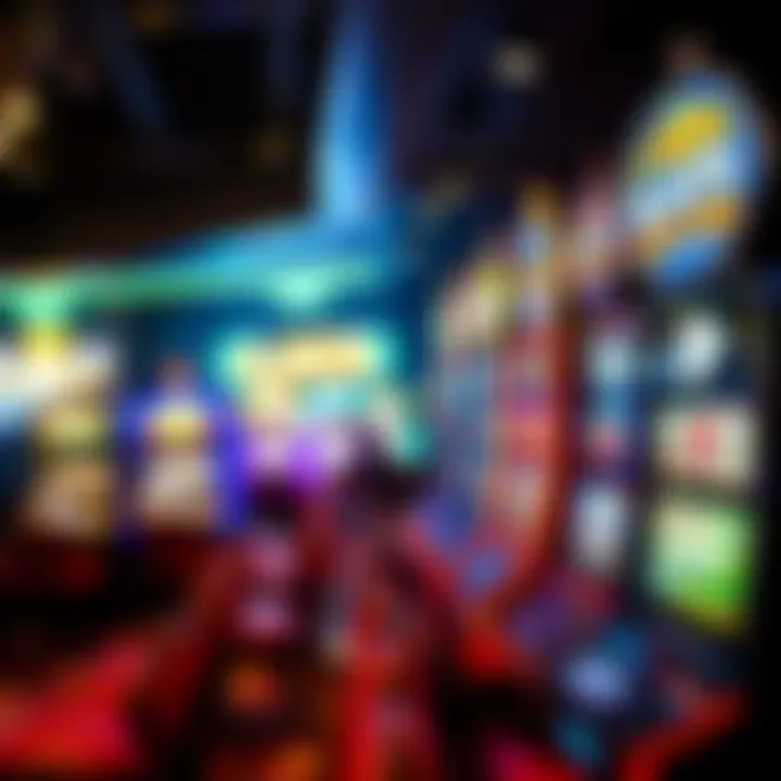 Casino floor showcasing diverse slot machines
