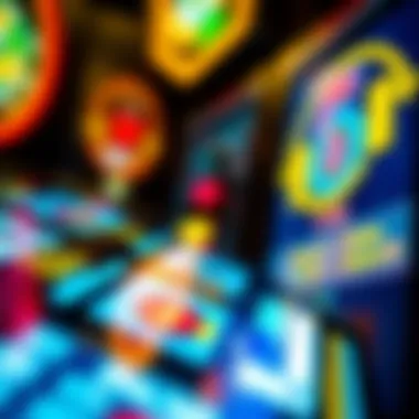 Close-up of a digital slot machine interface