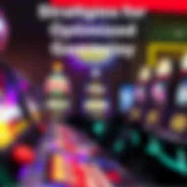 Infographic on strategies for optimizing gameplay in slot machines