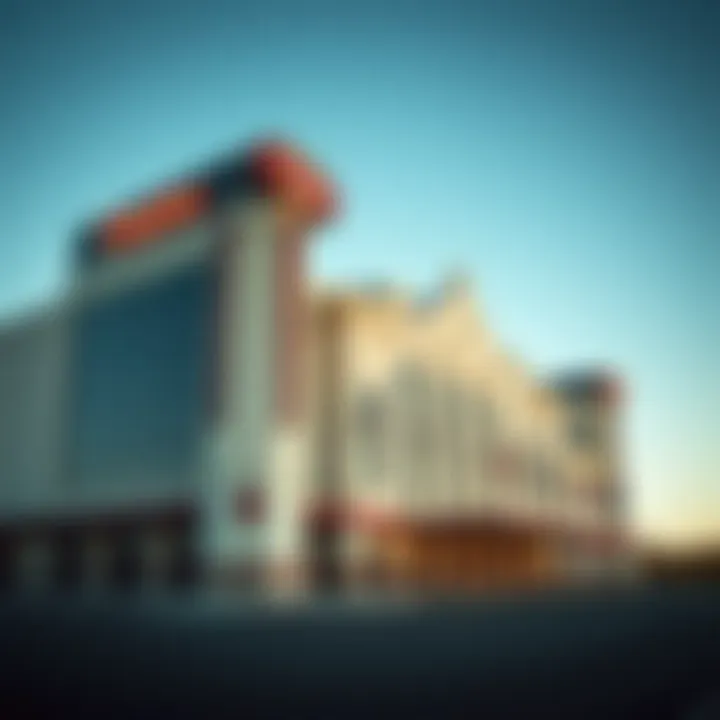 Exterior view of Metropolis Illinois Casino showcasing its architectural design
