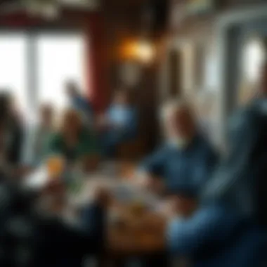 Community gathering playing Mississippi card game