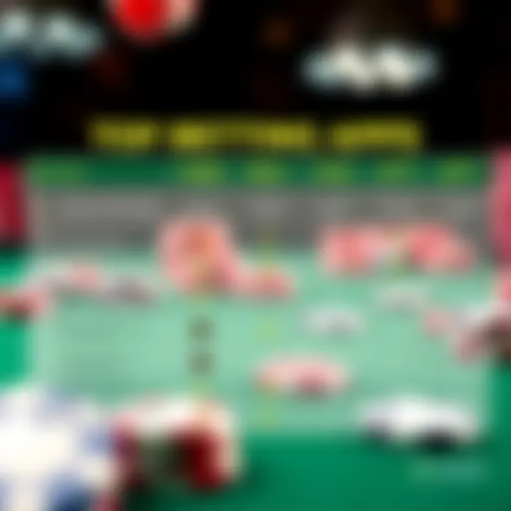 Comparison of Top Betting Apps A comparison chart of top betting apps and their features