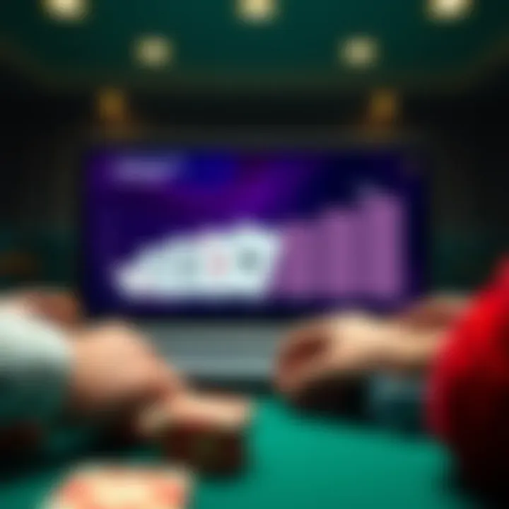 The Evolution of Online Poker Platforms A graphic showcasing the evolution of online poker platforms