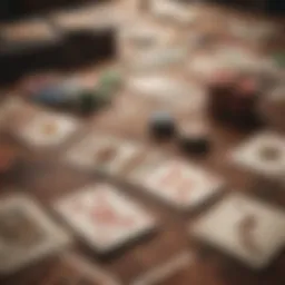 An engaging layout of Sevens cards spread on a table