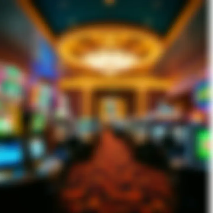 The Elegance of Las Vegas Casinos Luxurious interior of a top casino in Las Vegas