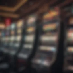 Vibrant Konami slot machine display