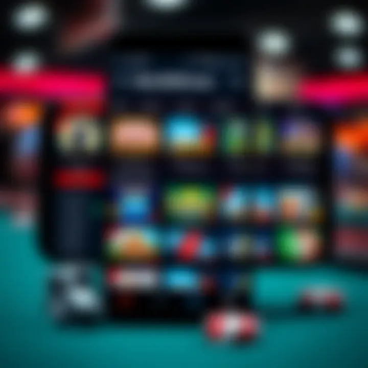 Interface of WorldWinner Android app showing diverse game options