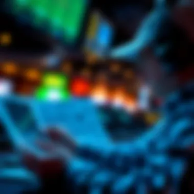 A close-up of a sports bettor analyzing statistics and data.