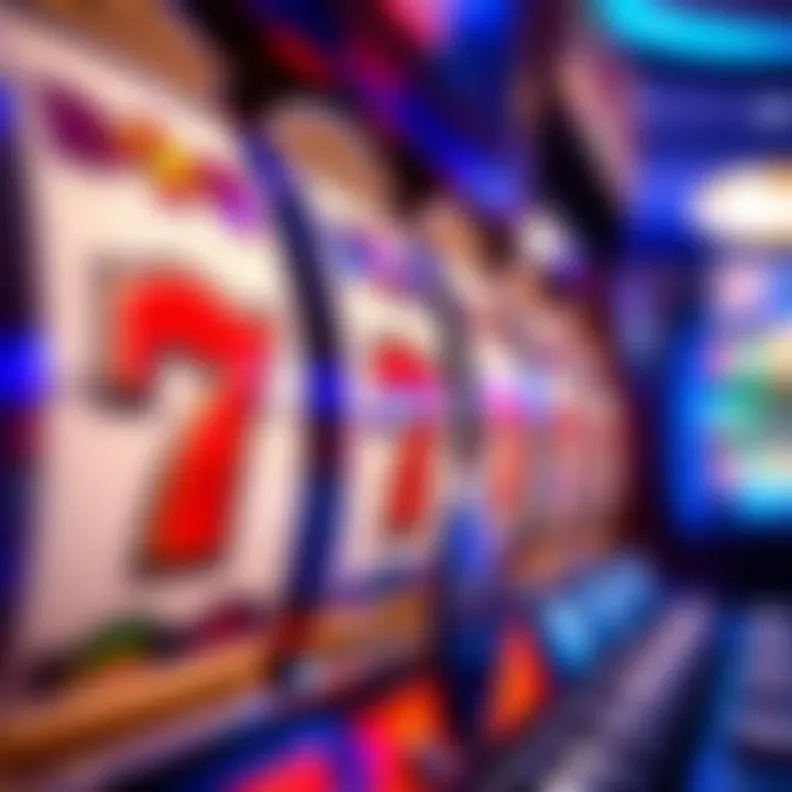 Close-up View of Spinning Reels with Symbols Close-up view of spinning reels with symbols