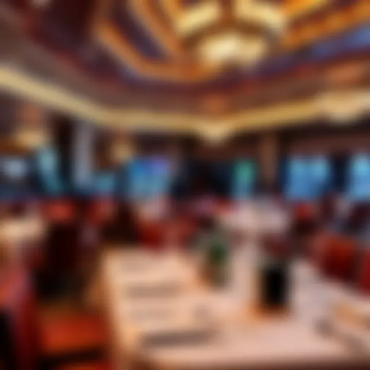 Gourmet Dining Experience at Walker Hill Casino A luxurious dining area offering gourmet cuisine within the casino