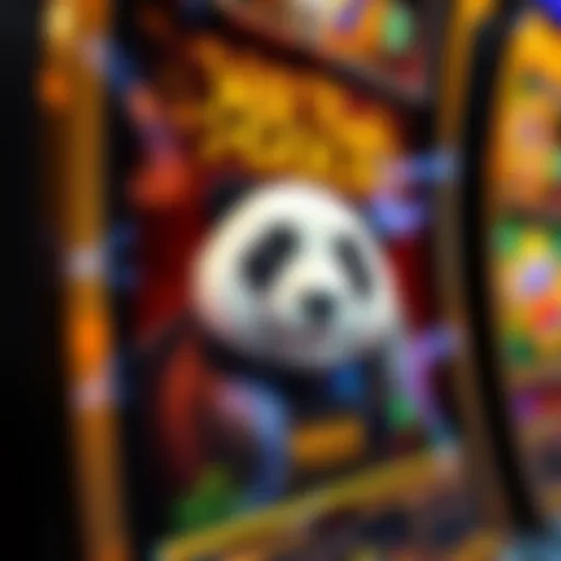 A captivating depiction of the Wild Panda Gold slot machine gameplay interface