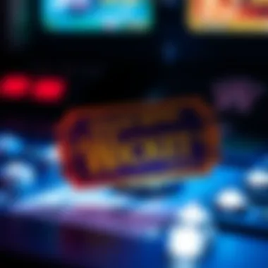 An illustration of the iconic golden ticket symbol featured in the game